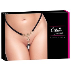 String ouvert bijou de luxe fleurs - cottelli
