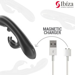 IBIZA - VIBRATEUR RABBIT PUISSANT AVEC PERLE ROULANTE MASSANTE