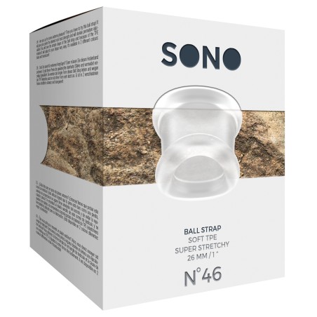 Sono -Anneau transparent pour testicules -Ballstretcher Ball Strap  N°46