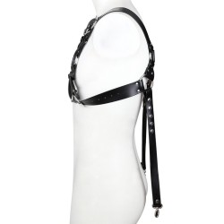 KinkHarness -Harnais Sm Garter Noir -