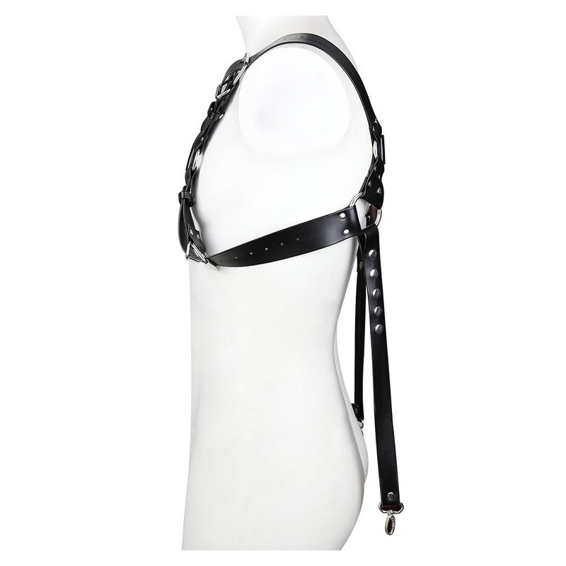 KinkHarness -Harnais Sm Garter Noir -