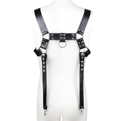 KinkHarness -Harnais Sm Garter Noir -