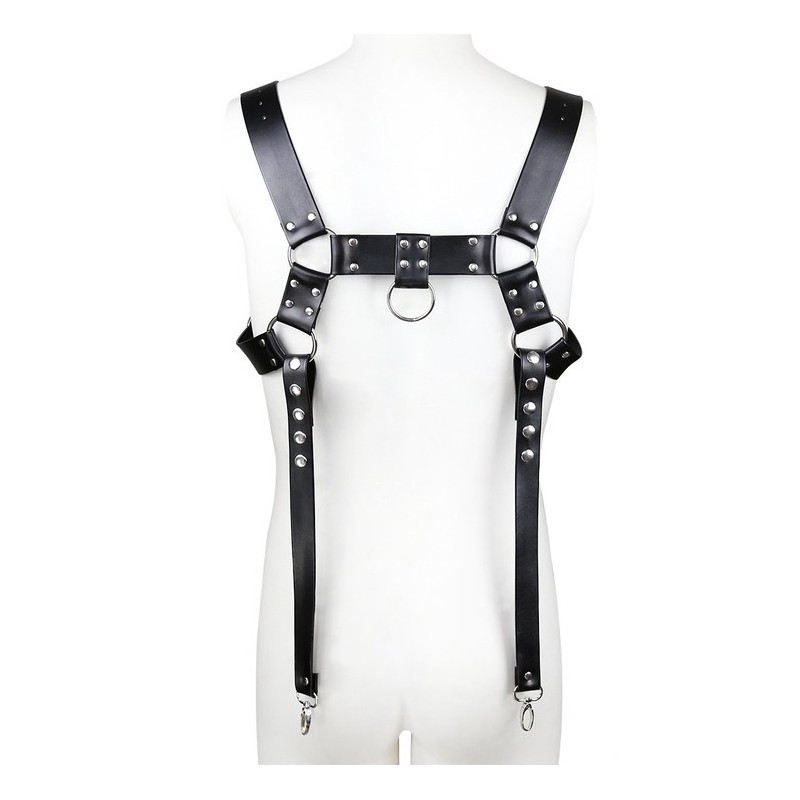 KinkHarness -Harnais Sm Garter Noir -