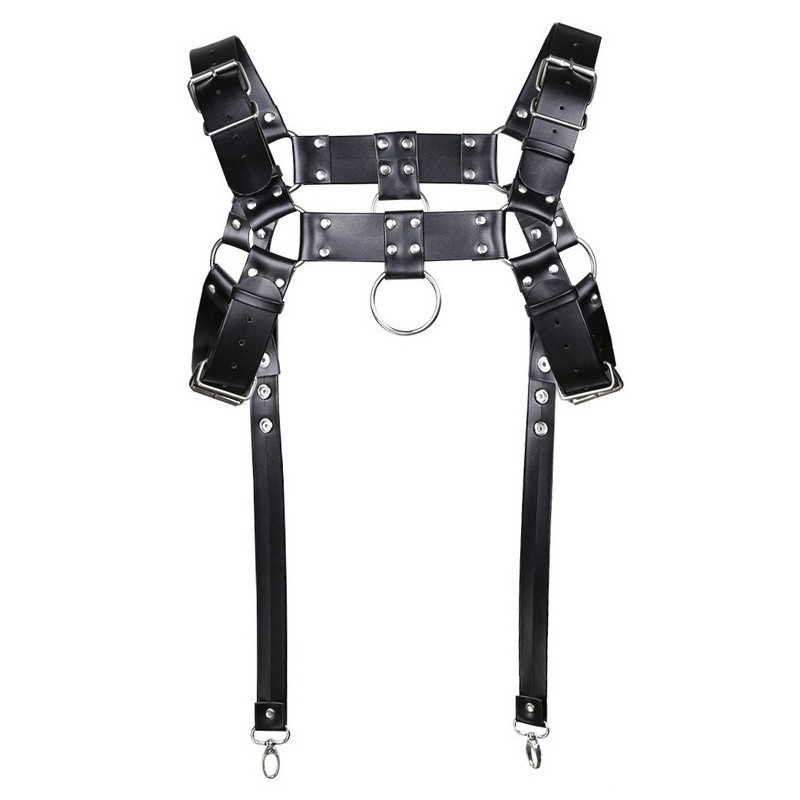 KinkHarness -Harnais Sm Garter Noir -