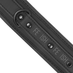 FETISH SUBMISSIVE - CHEVILLES EN CUIR VÉGÉTALIEN AVEC DOUBLURE