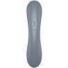 SATISFYER - CURVE TRINITY 1 AIR PULSE VIBRATION GRIS