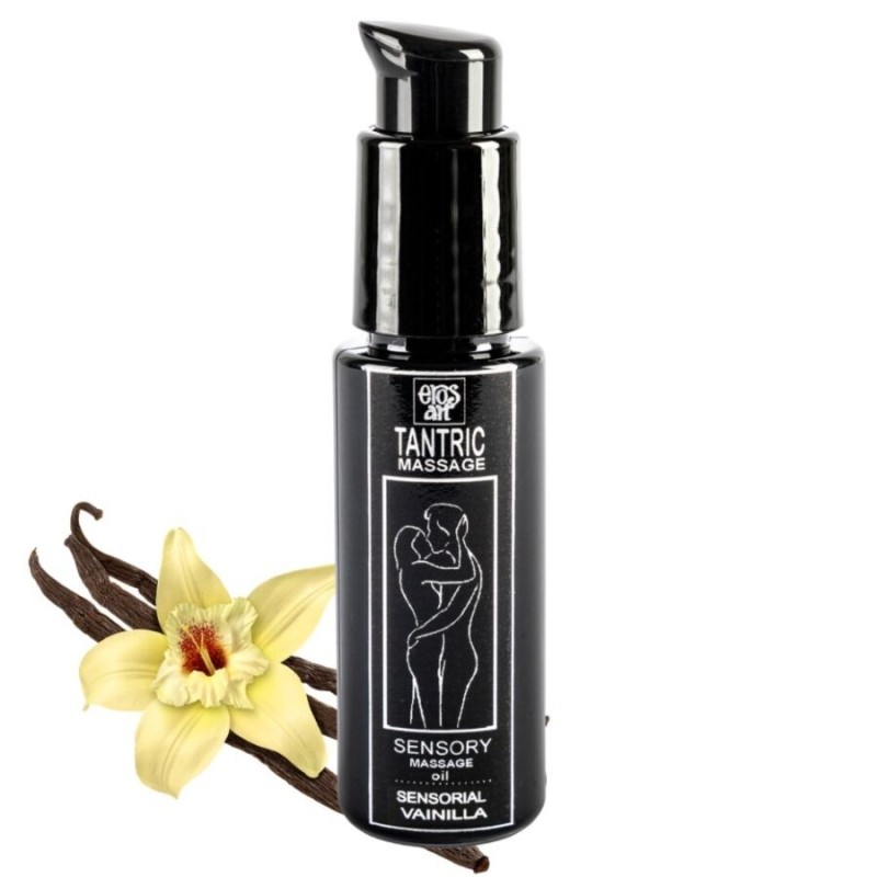 EROS-ART - HUILE DE MASSAGE TANTRIQUE  VANILLE APHRODISIAQUE