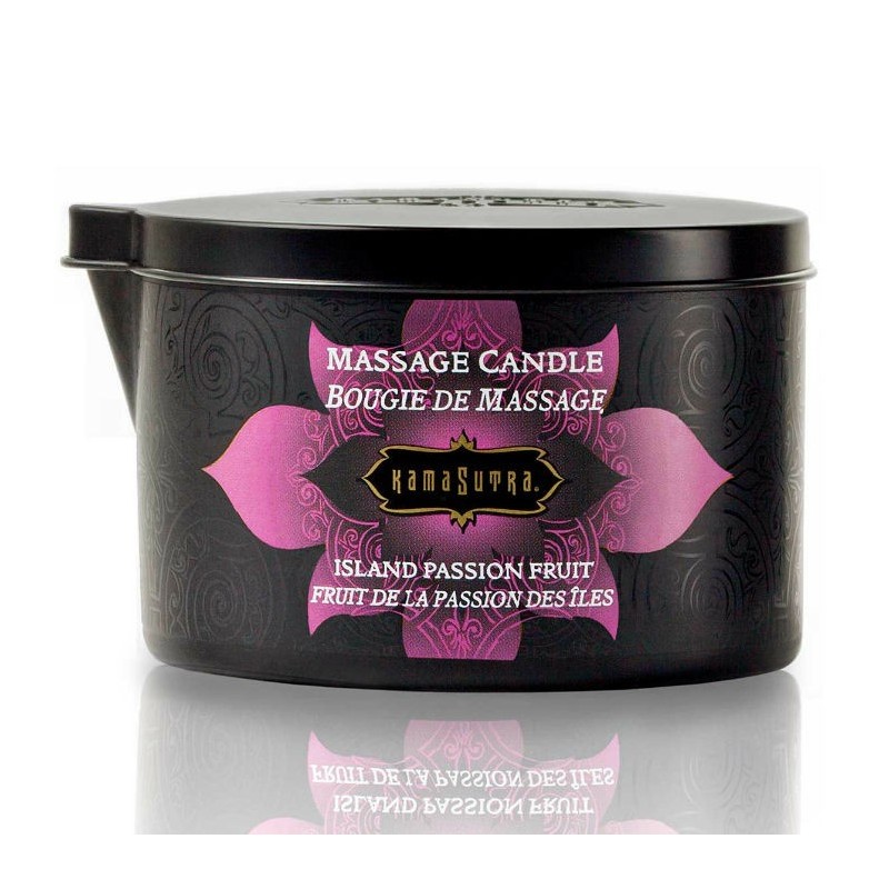 KAMASUTRA - BOUGIE DE MASSAGE BAIE DE LA PASSION DES ÏLES 170G