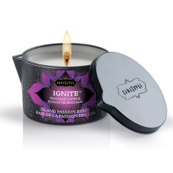 KAMASUTRA - BOUGIE DE MASSAGE BAIE DE LA PASSION DES ÏLES 170G
