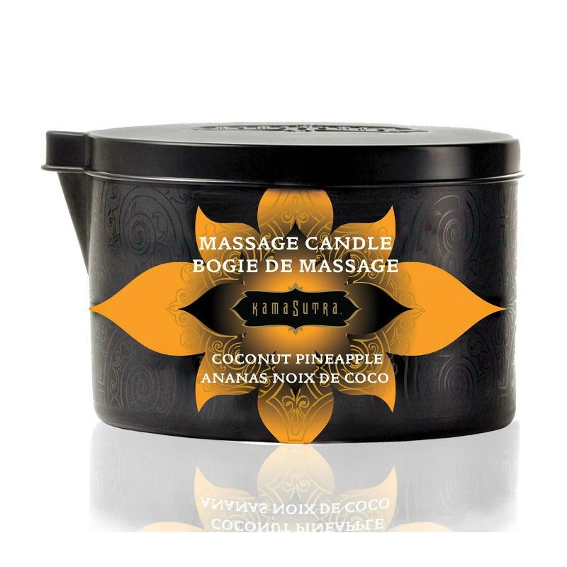 KAMASUTRA - BOUGIE DE MASSAGE COCO ET ANANAS 170GR