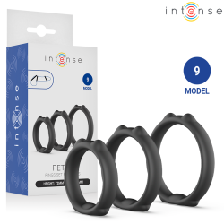 INTENSE -ENSEMBLE DE 3 ANNEAUX PÉNIS MODÈLE 9 - PETER
