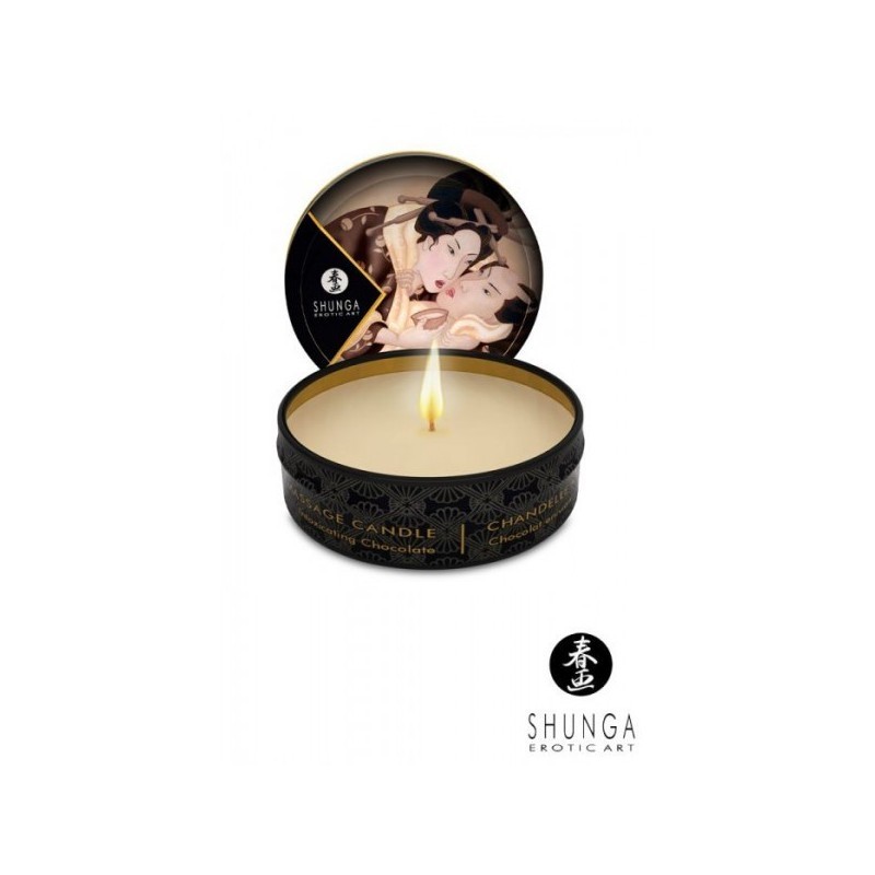 Mini bougie de massage Excitation chocolat SHUNGA 