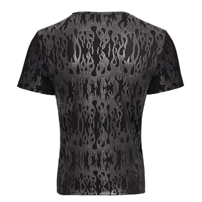 Svenjoyment  - T-shirt noir/argent