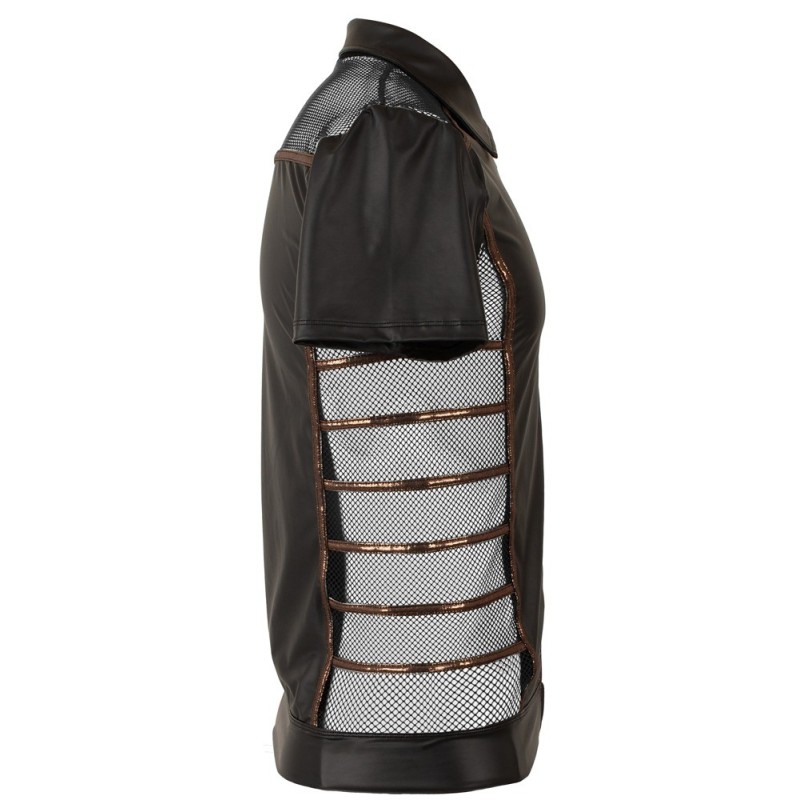 NEK  - T-shirt noir et bronze