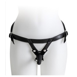 HARNAIS AVEC GODE NOIR TAILLE S - VIRGITE