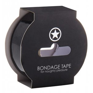 Bondage Tape Noir - 17 Métres Ouch
