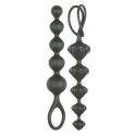 LOVE BEADS Lot de chapelets NOIRS Satisfyer