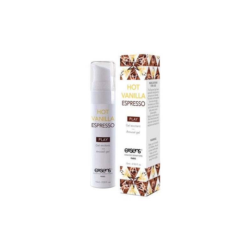 GEL STIMULANT FRAICHEUR EXSENS vanille expresso