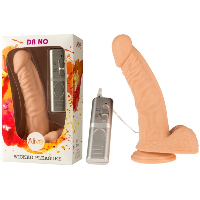 Vibromasseur avec ventouse Dr No Alive
