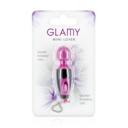Mini vibromasseur wand format porte-clés Glamy