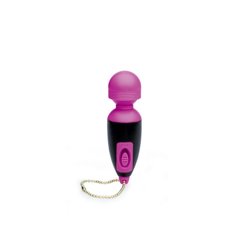 Mini vibromasseur wand format porte-clés Glamy