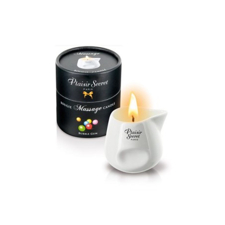 Bougie de massage Bubble gum Plaisir secret