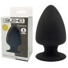 Plug Anal Noir Double Densité S - Ø 4,8 cm Silexd