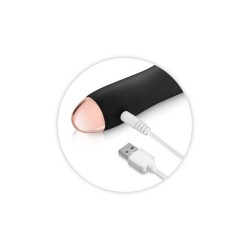 Vibromasseur noir strié USB Joystick My First 