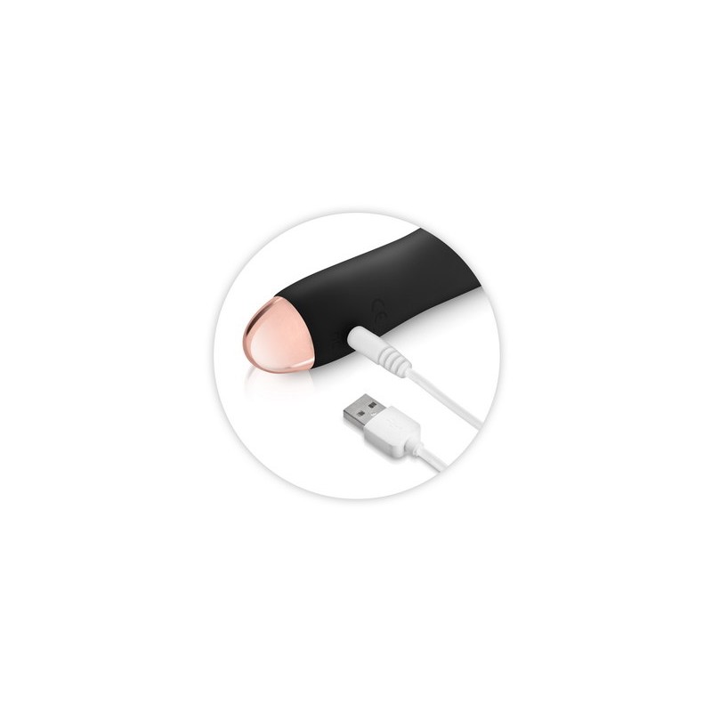 Vibromasseur noir strié USB Joystick My First 