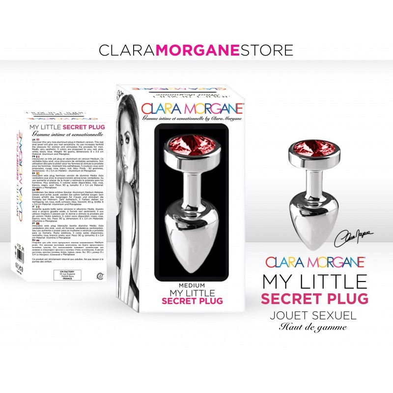 Plug Anal M rouge My Little Secret Plug Clara Morgane