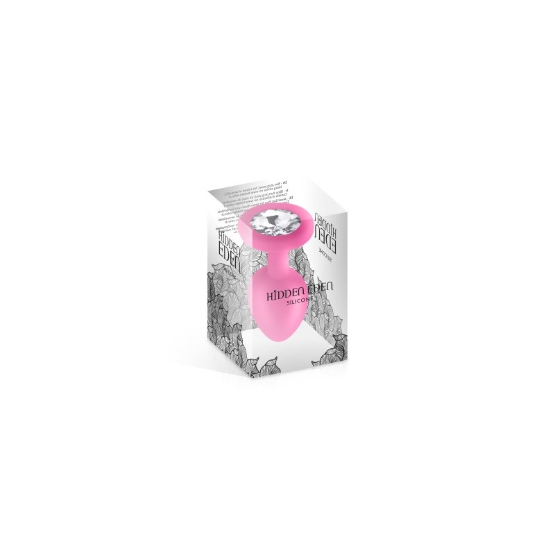 Plug bijou rose silicone Cloud 30g Taille S Hidden Eden