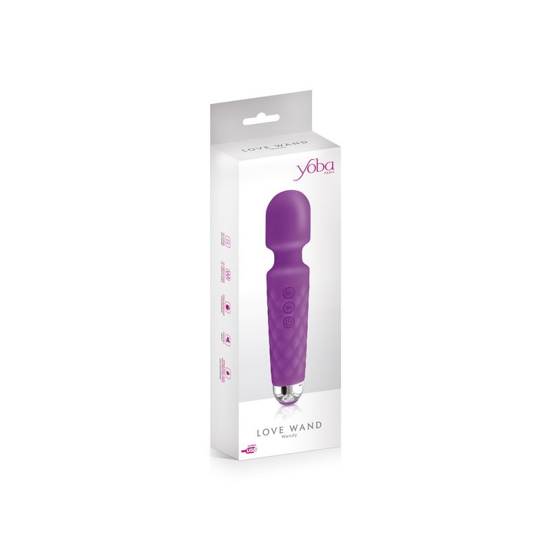 Wand violet 20 vitesses USB Yoba