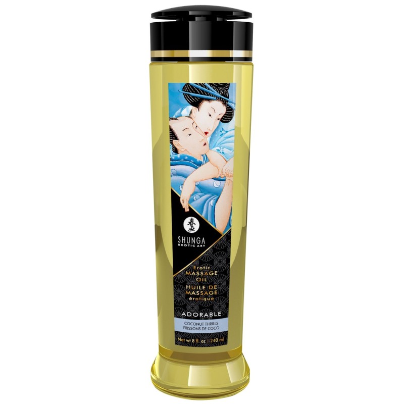Huile de Massage Adorable Frissons de Coco - 250 mll SHUNGA