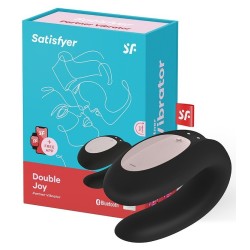 Satisfyer Double Joy Noir Connecté