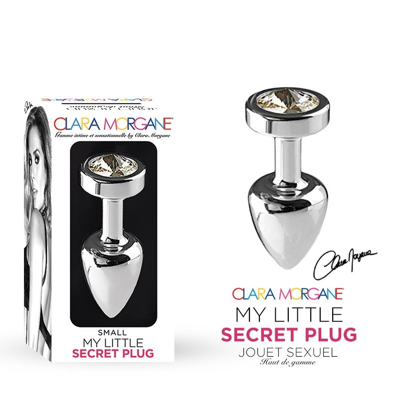 Plug Anal S Blanc  My Little Secret Plug Clara Morgane