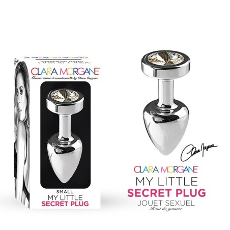 Plug Anal S Blanc  My Little Secret Plug Clara Morgane