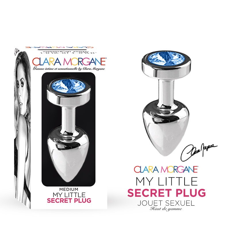 Plug Anal M Bleu My Little Secret Plug Clara Morgane