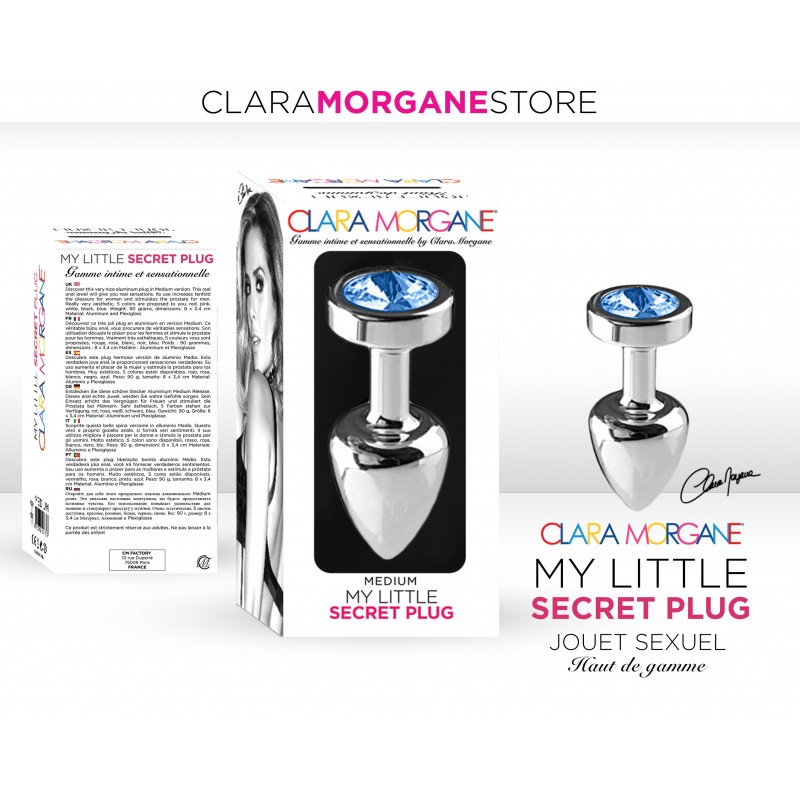 Plug Anal M Bleu My Little Secret Plug Clara Morgane