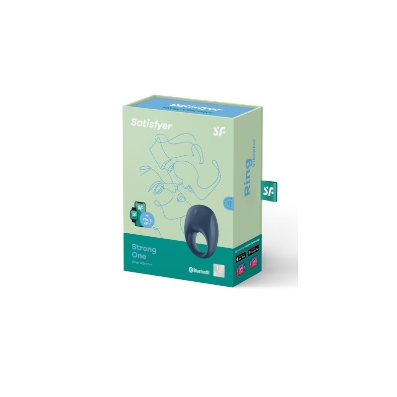 Cockring vibrant connecté Powerful One Ring USB Satisfyer