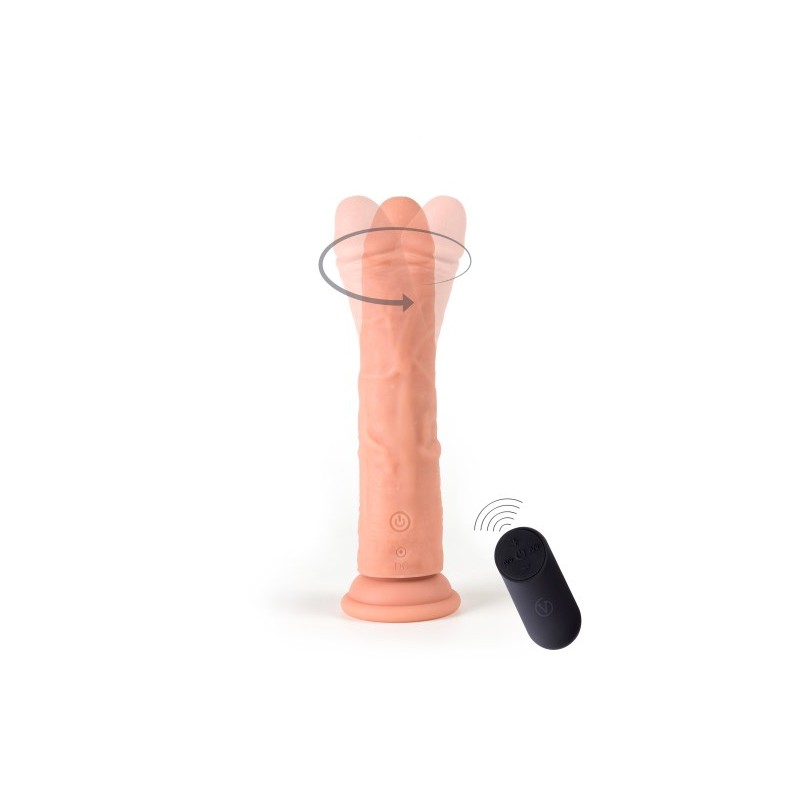 Vibromasseur réaliste tournant  USB R7 Virgite