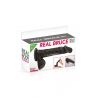 Gode Ventouse Réaliste Noir 23cm Bruce Real Body
