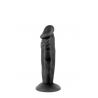 Gode réaliste noir 16cm Zack Real Body