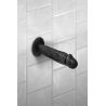Gode réaliste noir 16cm Zack Real Body