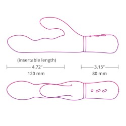 Rabbit connecté Nora vibrator Lovense