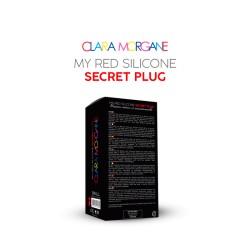 My Red Silicone Secret Plug 2 Tailles aux choix Clara Morgane