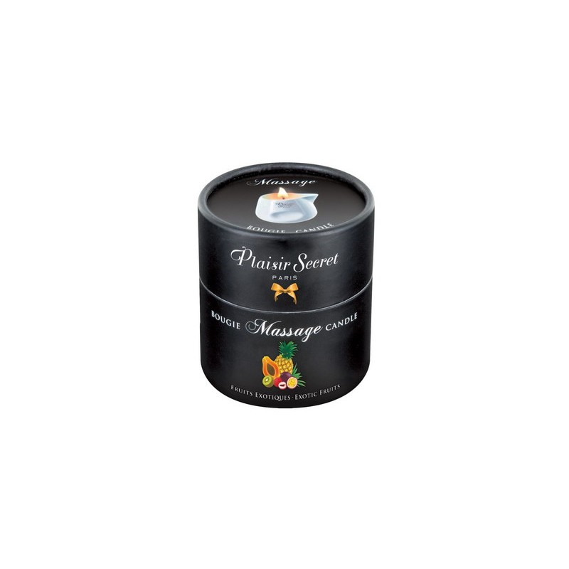 Bougie de massage Bois rouge Plaisir secret