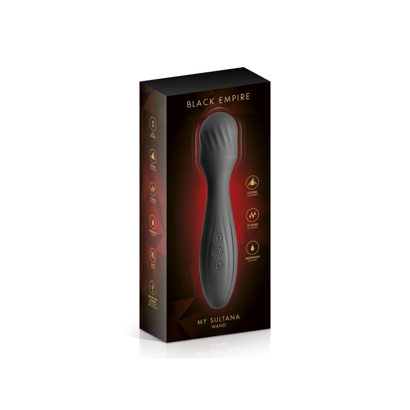 Vibromasseur wand My Sultana USB Black Empire