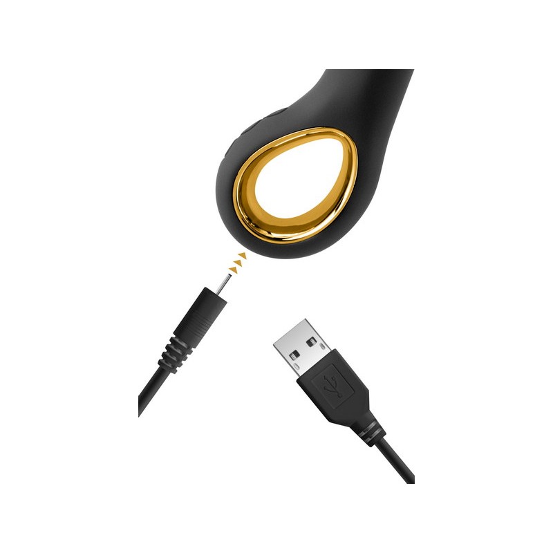 Vibromasseur Rabbit USB My Duchess Black Empire
