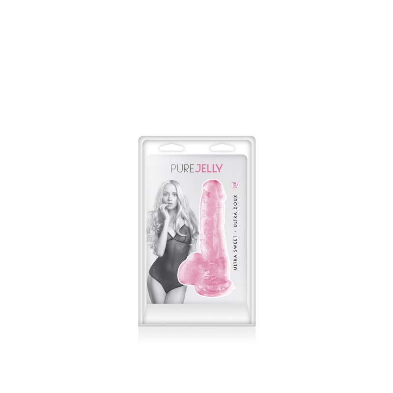Gode Ventouse en jelly S 15 cm 2 couleurs aux choix Pure Jelly