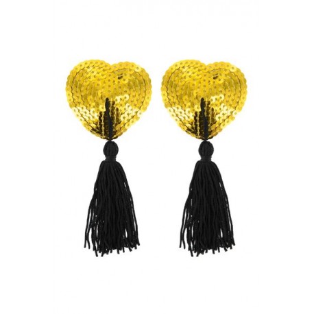 Nippies noirs avec strass